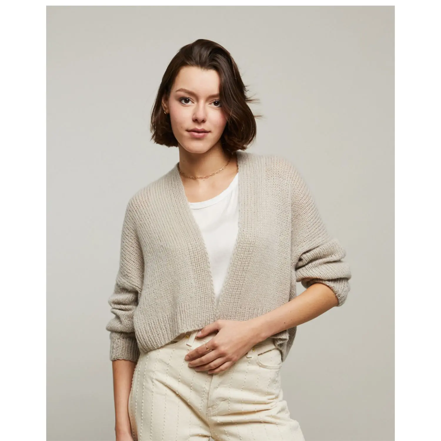 Strickset: Jacke Olivia (LAMANA)