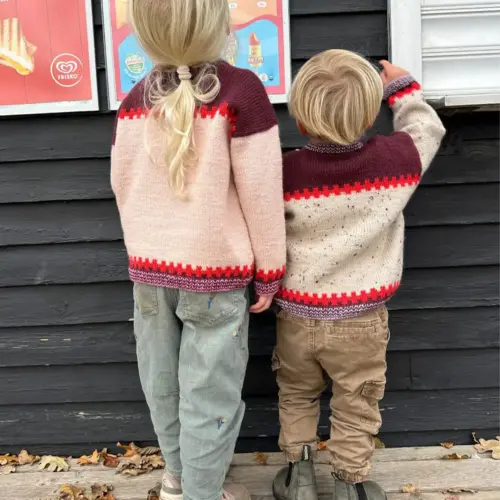 Cross Sweater Junior (PetiteKnit) - Strickanleitung
