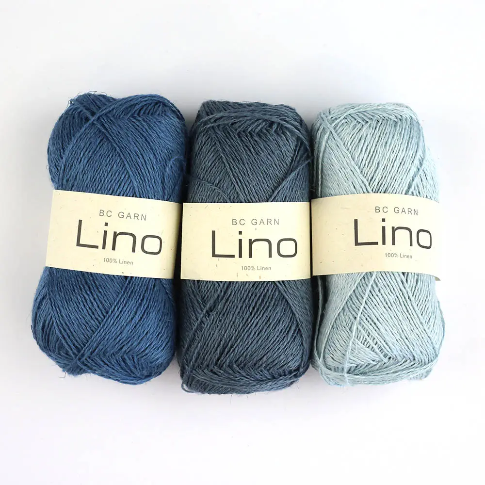 Bunte Farbauswahl von Lino Garn – atmungsaktiv und hautfreundlich