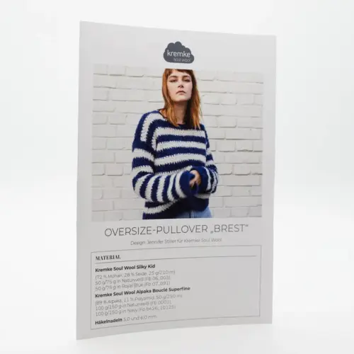 Häkelanleitung Oversize-Pullover "Brest" (Kremke)