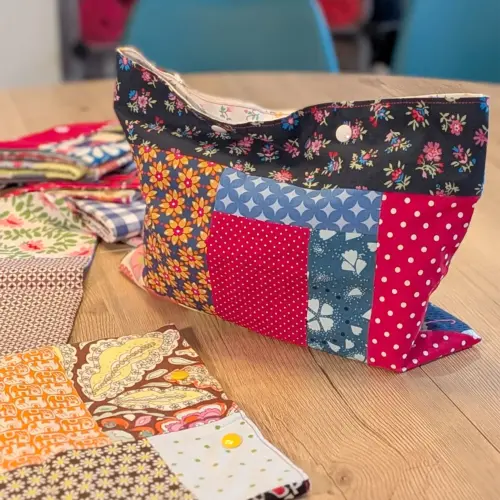Projektbeutel Patchwork von Grobe Masche