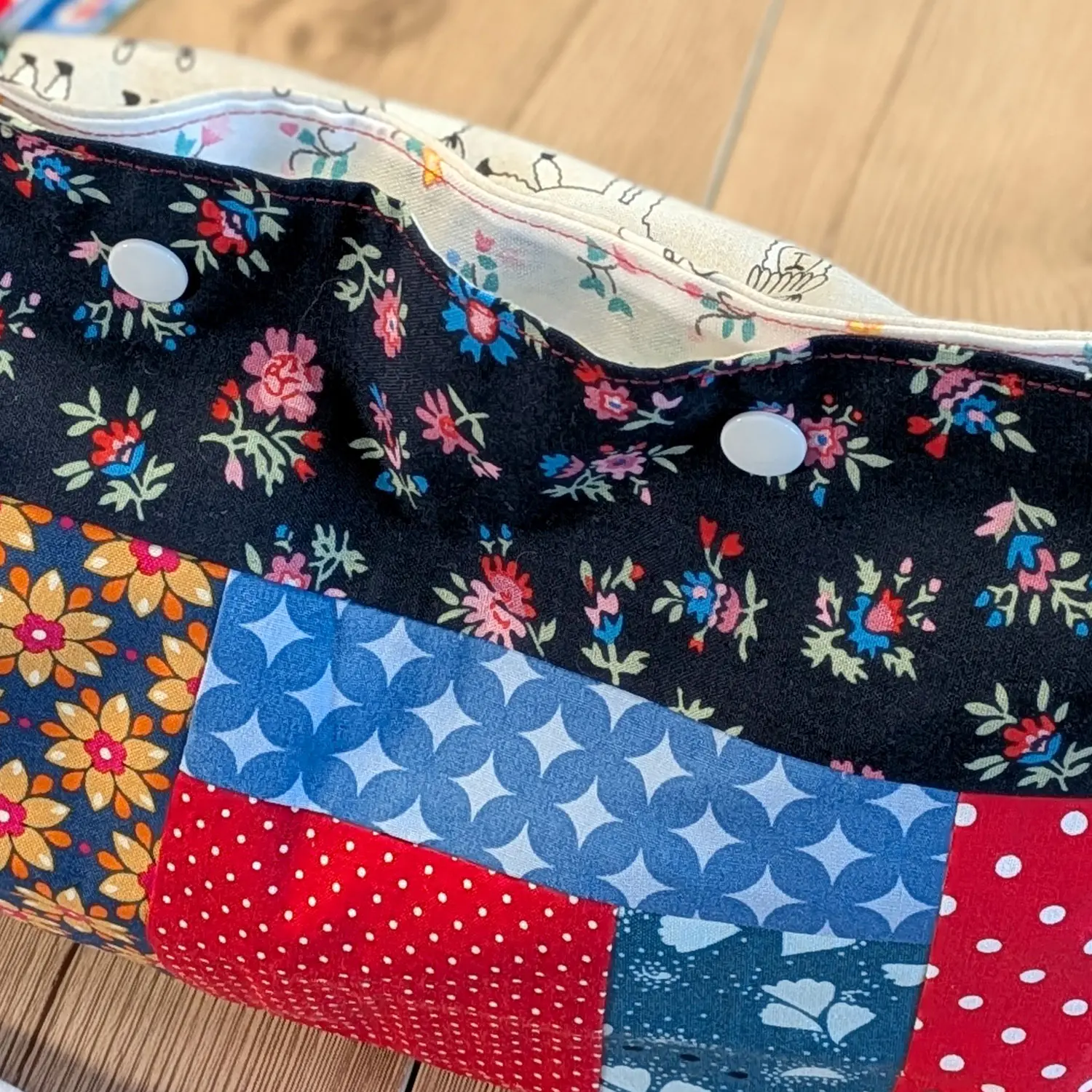 grobe-masche-patchwork-projekttasche-3 Projektbeutel Patchwork von Grobe Masche