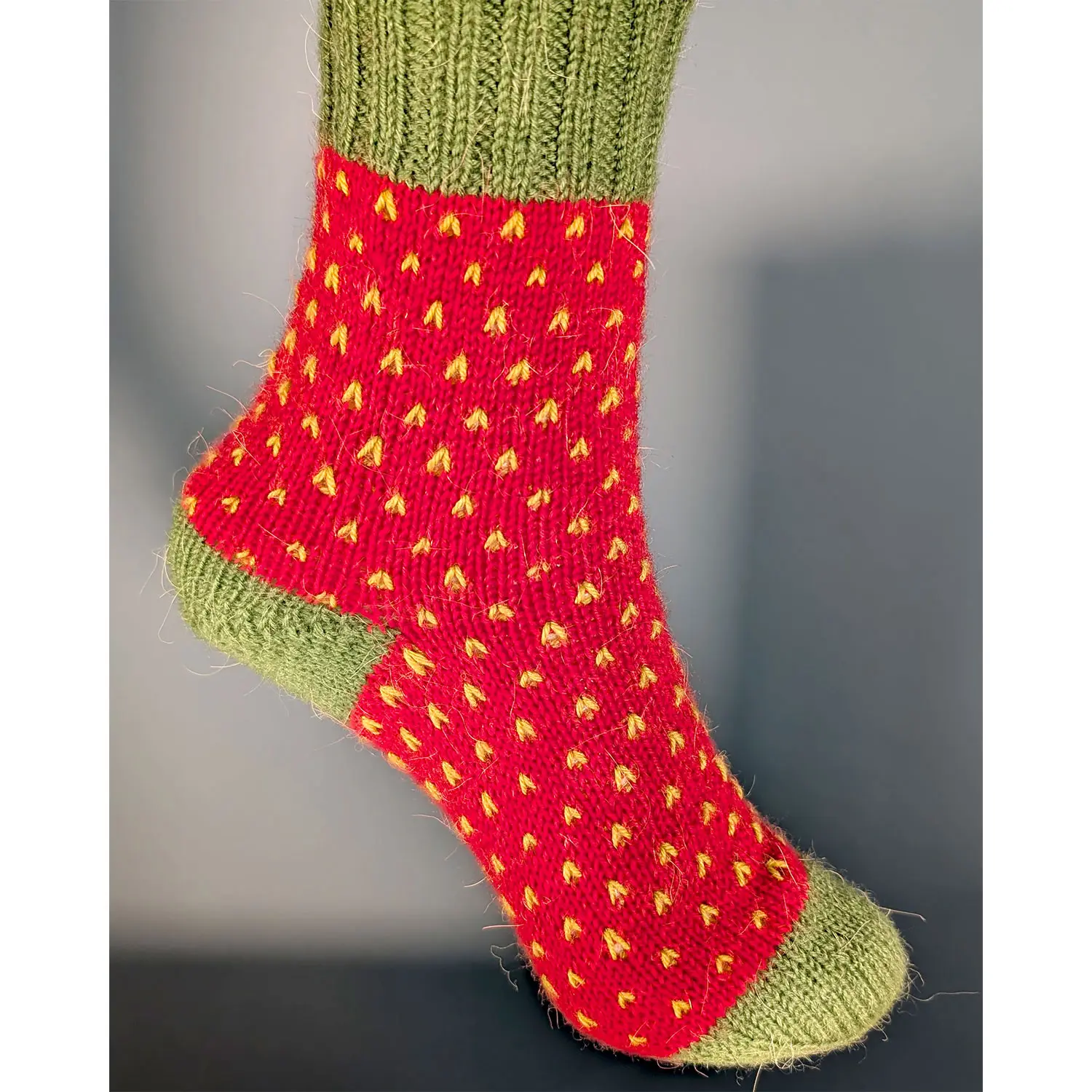Strickset: Fruity Socks Erdbeere (Kremke)