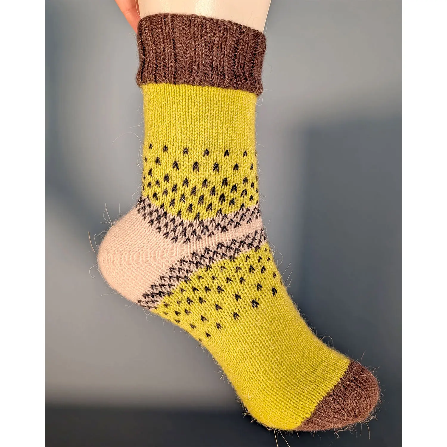 Strickset: Fruity Socks Kiwi (Kremke)