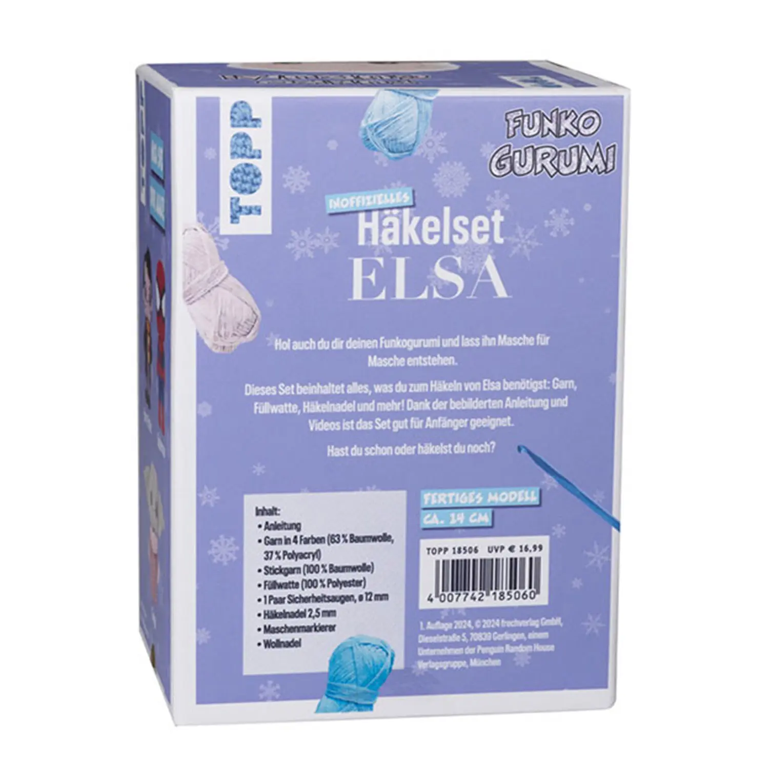 Funkogurumi Elsa - Inofizilelles Häkelset (TOPP)