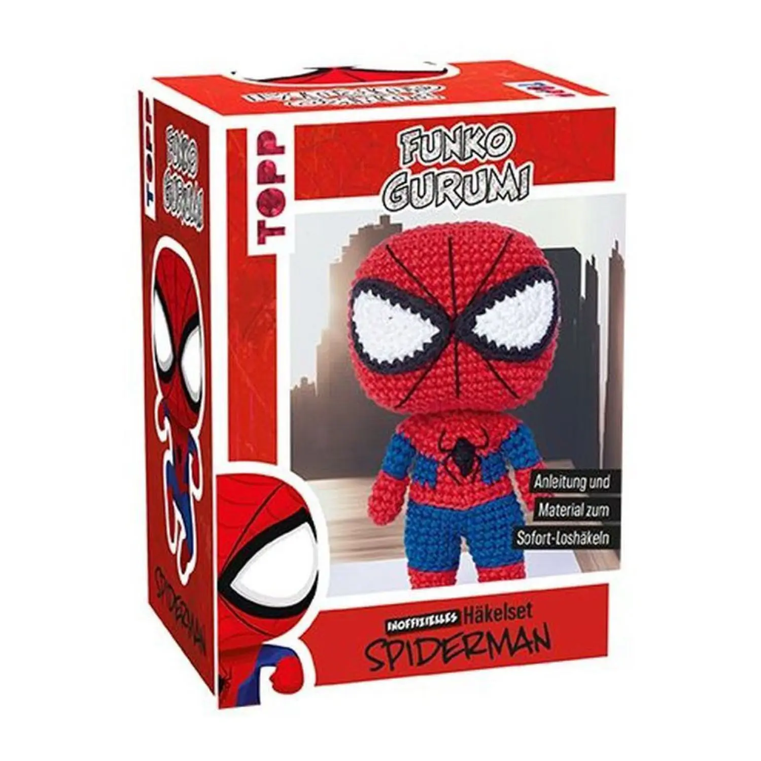 Funkogurumi Spiderman - Inofizilelles Häkelset (TOPP)