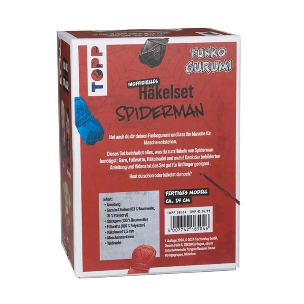 Funkogurumi Spiderman - Inofizilelles Häkelset (TOPP)