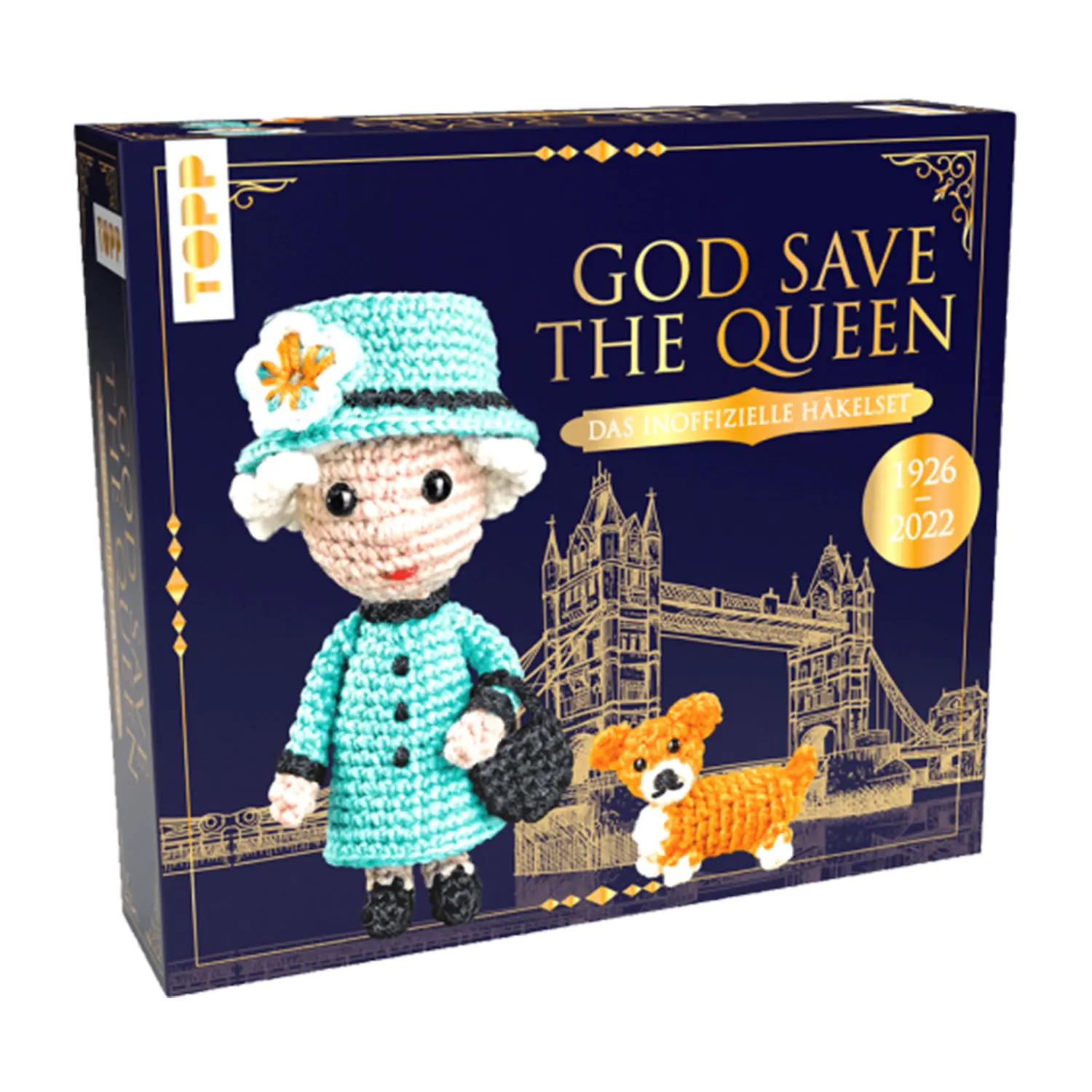 Häkelset God save the Queen (TOPP)