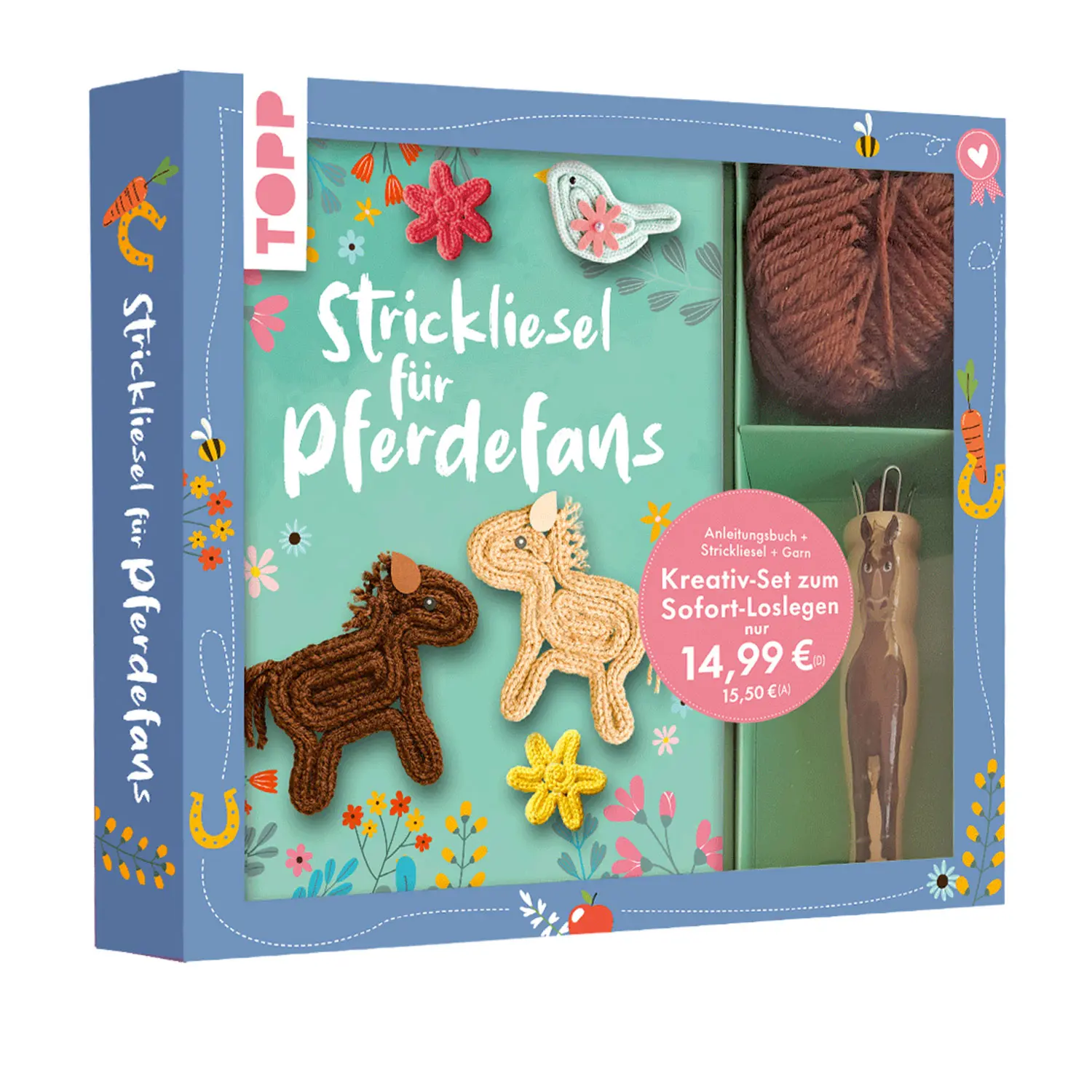 Kreativ-Set Strickliesel für Pferdefans (TOPP)