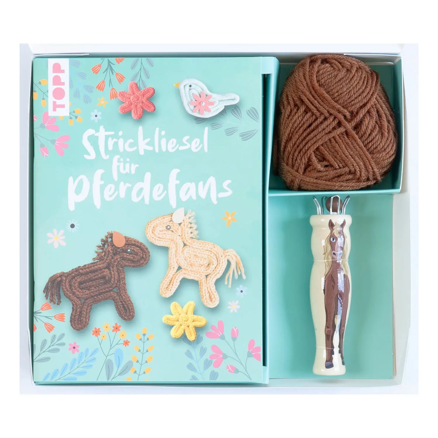 Kreativ-Set Strickliesel für Pferdefans (TOPP)