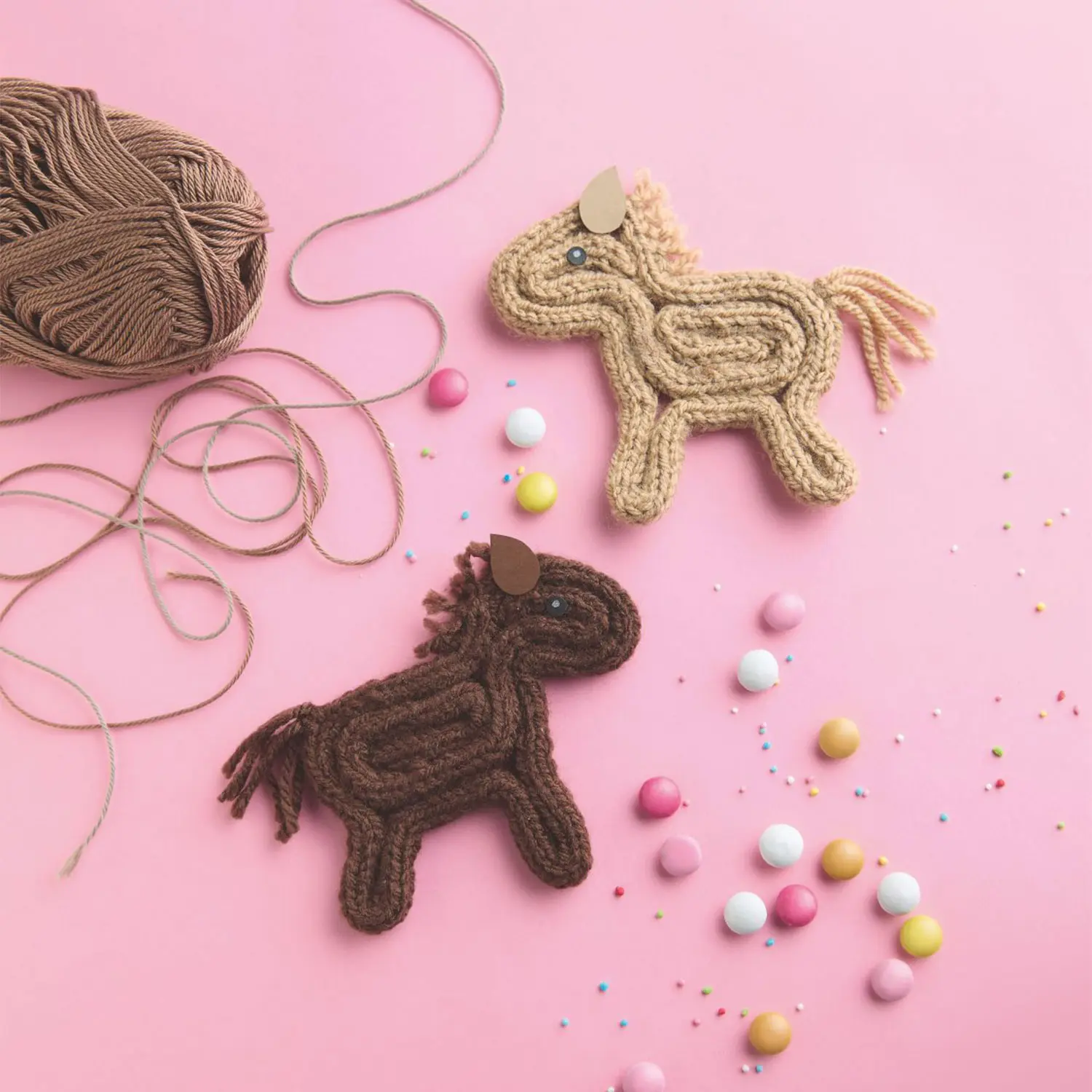 Kreativ-Set Strickliesel für Pferdefans (TOPP)