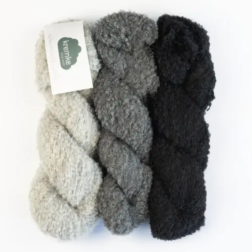 Kremke Alpaka Boucle Garn