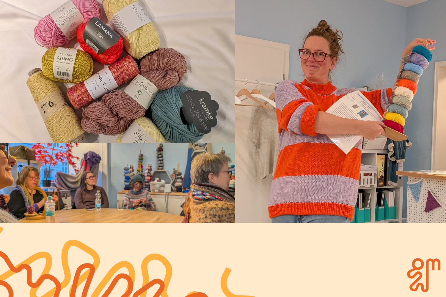 Beitragsbild Garntasting bei Grobe Masche