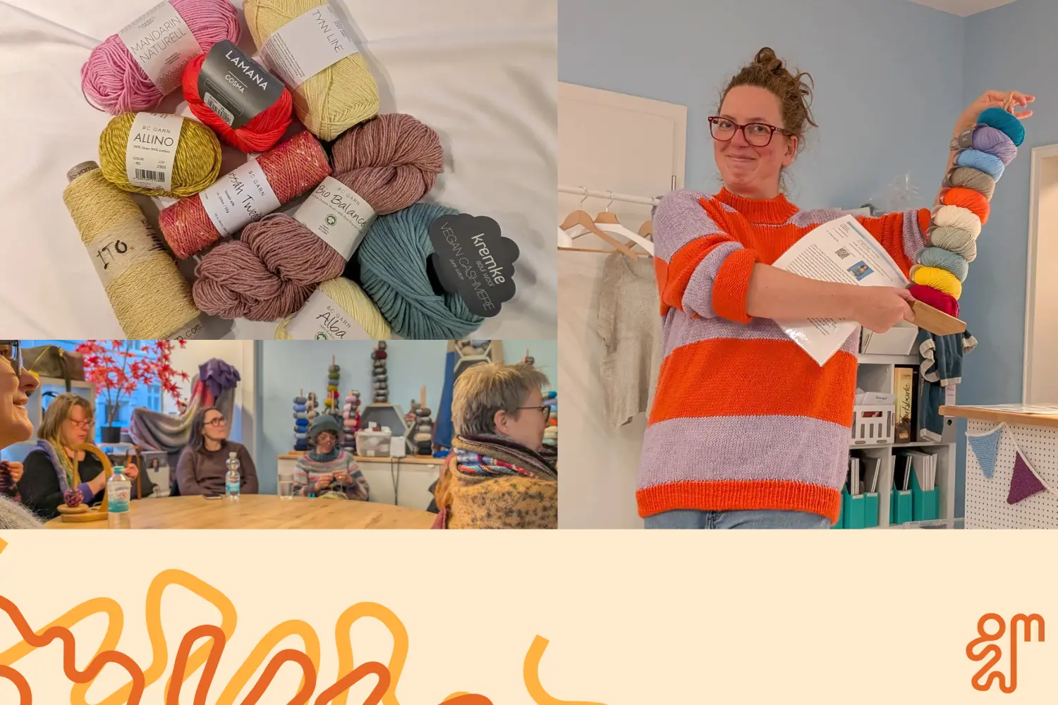 Beitragsbild Garntasting bei Grobe Masche