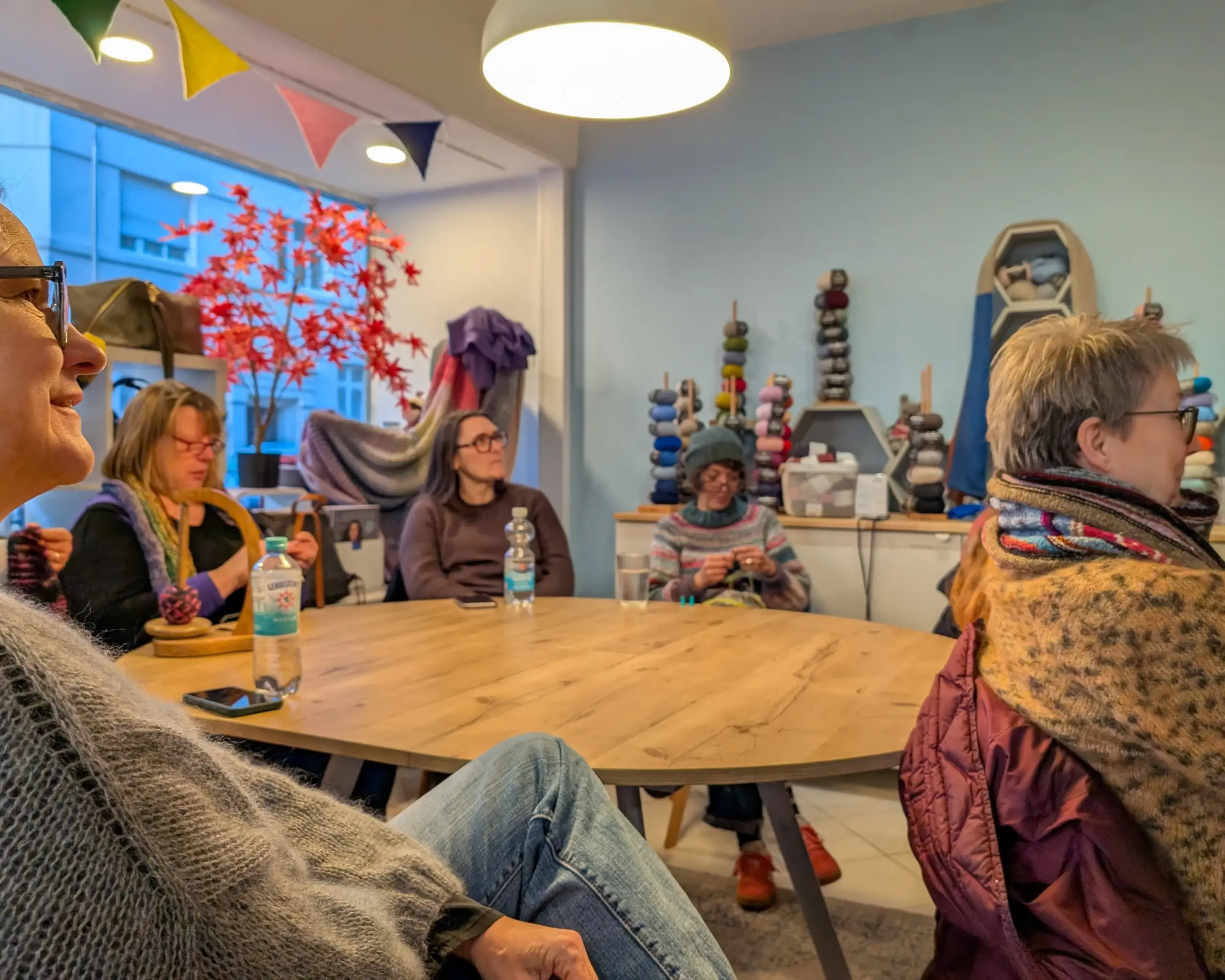 Garntasting bei Grobe Masche