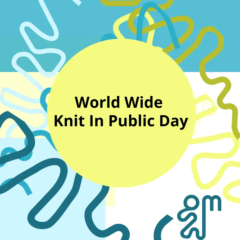 World Wide Knit in Public Day 2026 in Karlsruhe: Gemeinsam stricken und häkeln unter freiem Himmel