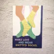 family-tree-studio-knitted-socks-1 Postkarte Knitted Socks von Family Tree Studio