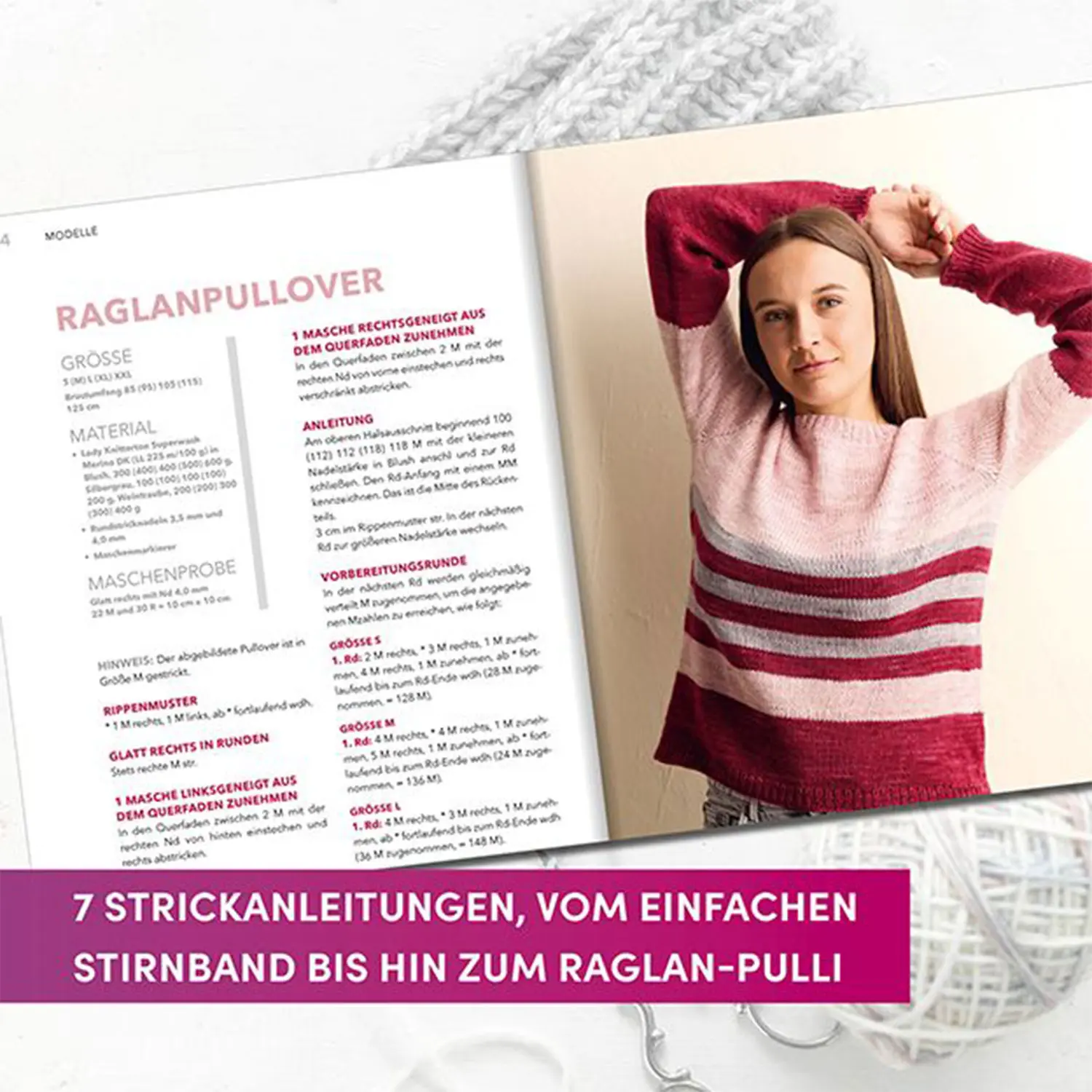topp-frechverlag-stricken-mit-links-4 Stricken mit Links - Buch aus dem TOPP Verlag - Beispielanleitung