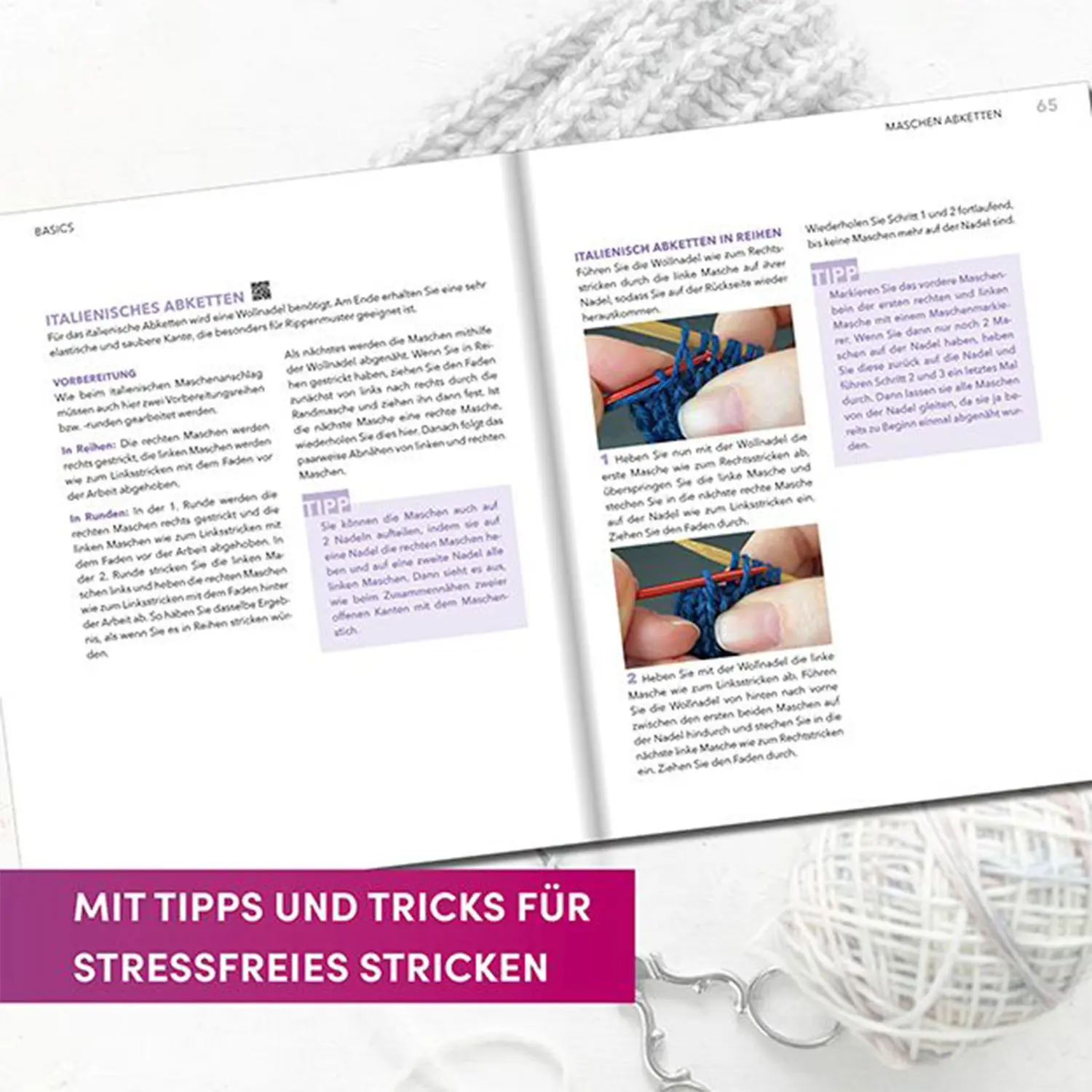 topp-frechverlag-stricken-mit-links-5 Stricken mit Links - Buch aus dem TOPP Verlag -Beispiel