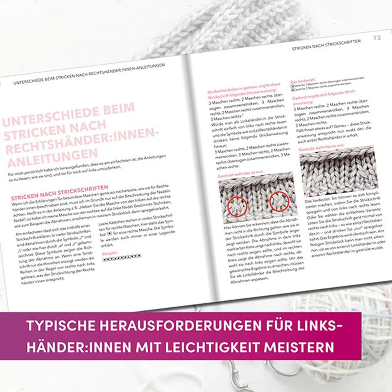 topp-frechverlag-stricken-mit-links-6 Stricken mit Links - Buch aus dem TOPP Verlag -Beispiel