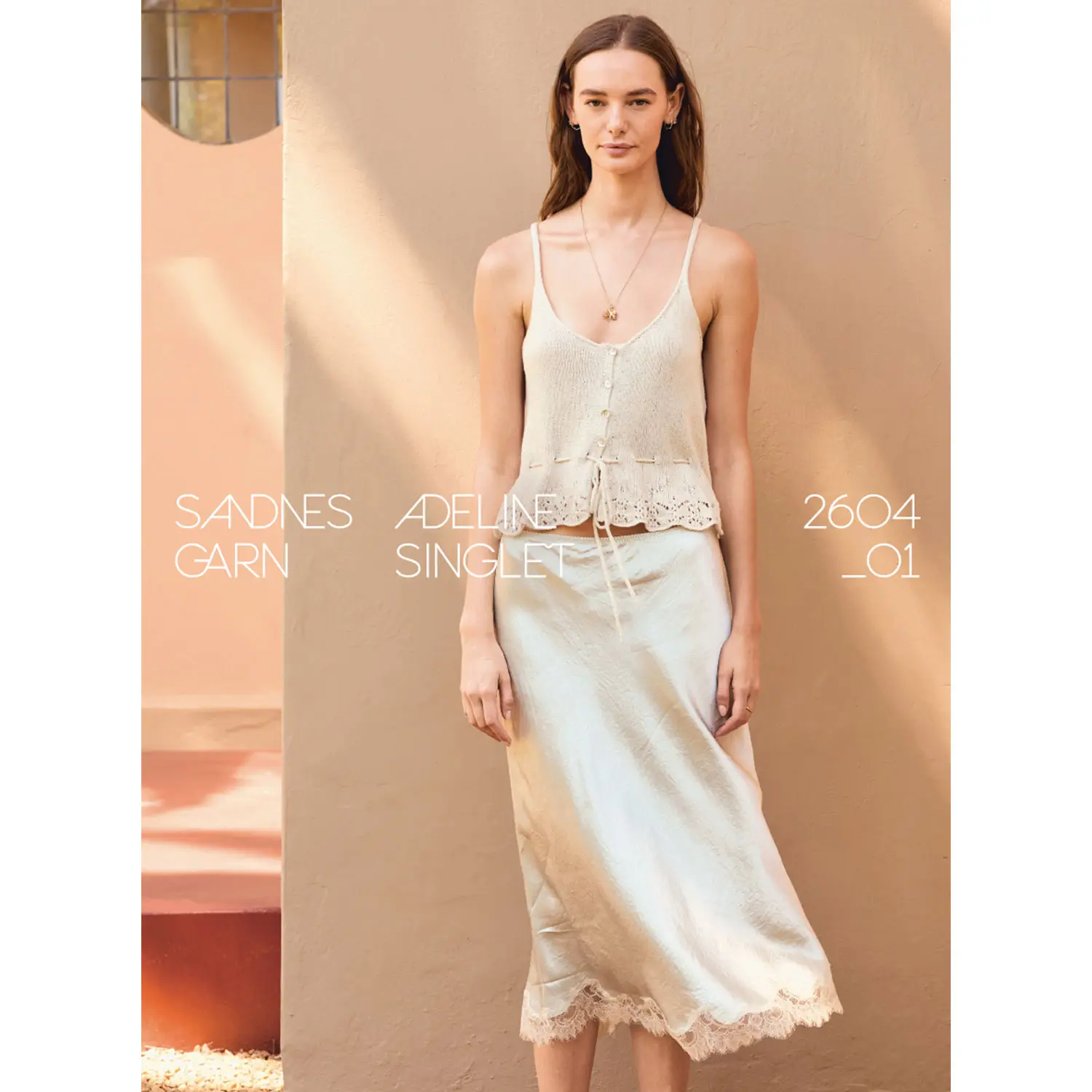 sandnes-garn-2604-01-adeline-singlet-1 Adeline Singlet (Sandnes Garn) 2604-01 Strickset