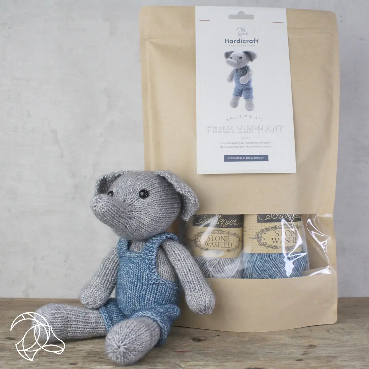 hardicraft-freek-elephant-1 Freek Elefant - Strickset (Hardicraft)