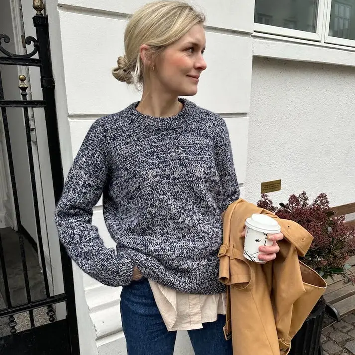 petiteknit-melange-sweater-1 Melange Sweater (PetiteKnit) Strickset 2
