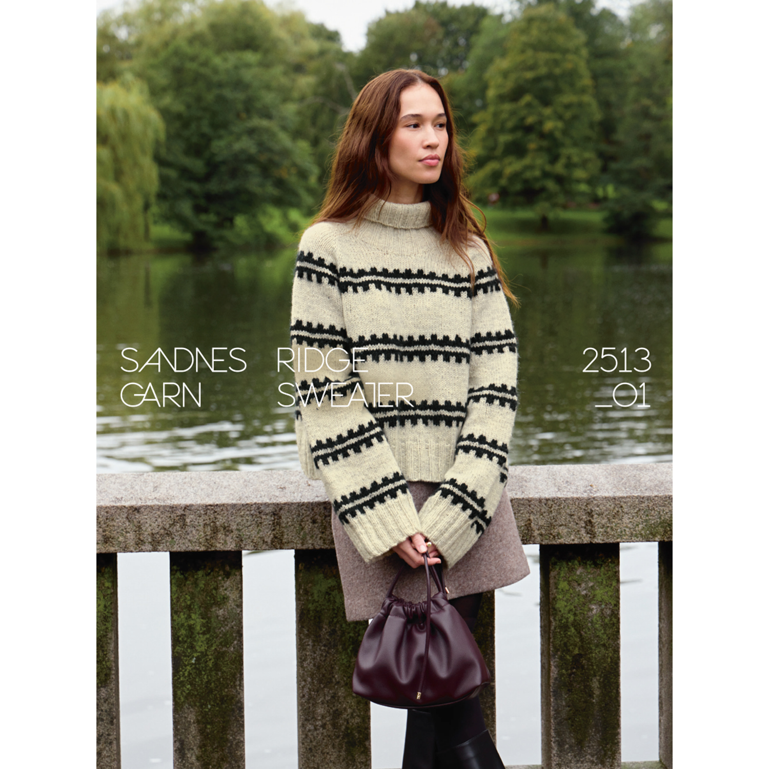 Wilbur Cable Sweater (Sandnes Garn) 2513-4 Strickset Ridge Sweater