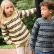 sandnes-2513-atlas-03-4 Ridge Sweater Junior (Sandnes Garn) 2513-3b Strickset