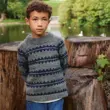 sandnes-2513-atlas-03-5 Ridge Sweater Junior (Sandnes Garn) 2513-3b Strickset