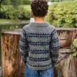 sandnes-2513-atlas-03-6 Ridge Sweater Junior (Sandnes Garn) 2513-3b Strickset