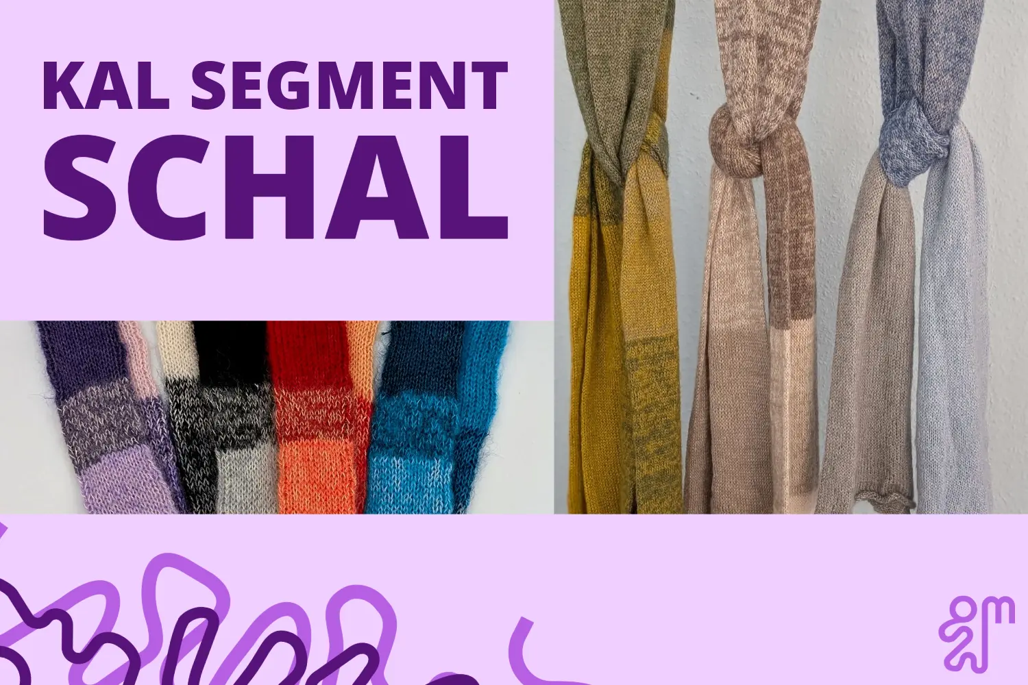 Knit Along KAL Segment Schal von Grobe Masche