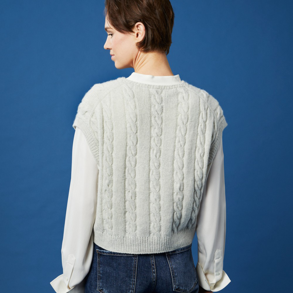 Pullunder Alva (Lamana) Strickset 18-14